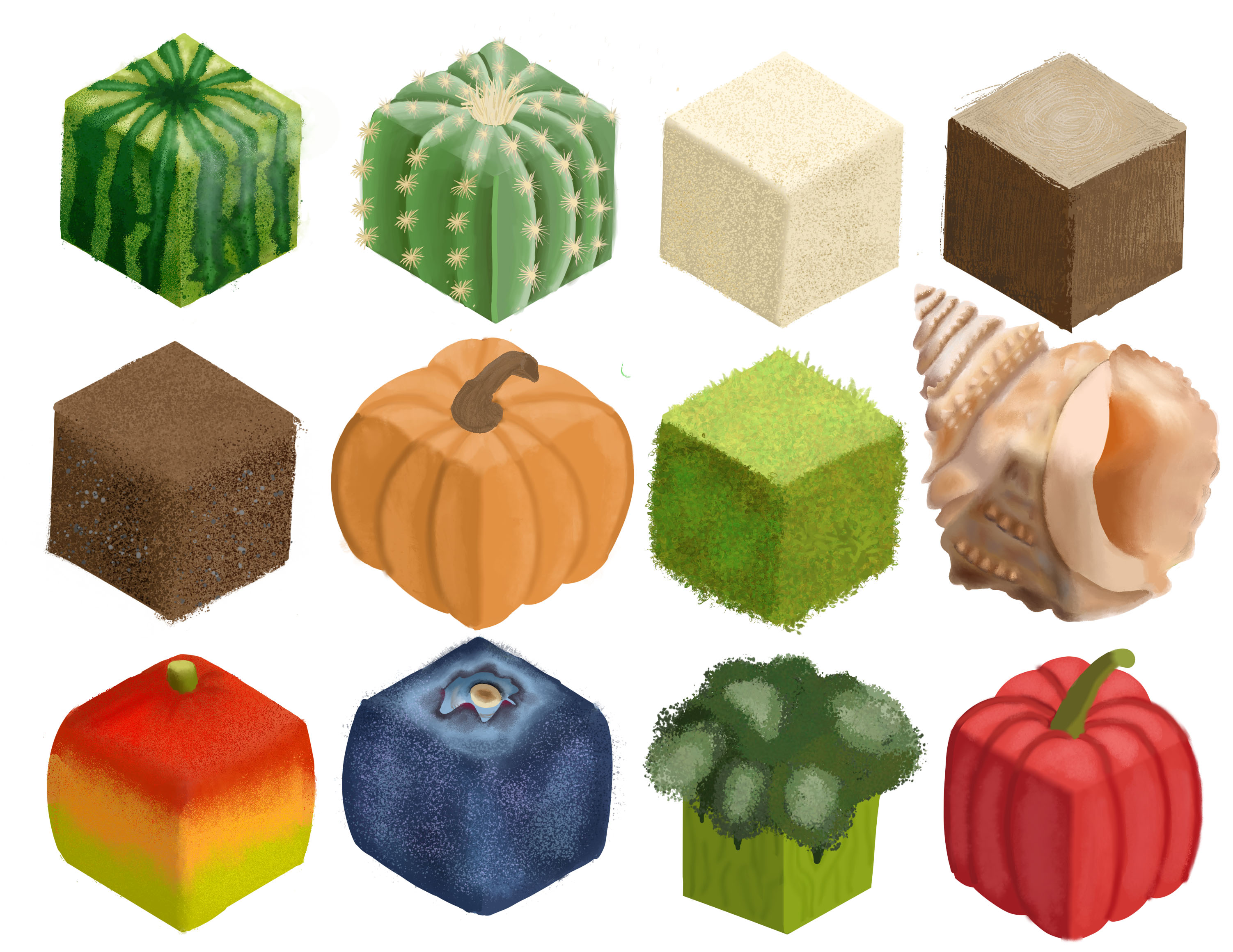 Organic Cubes