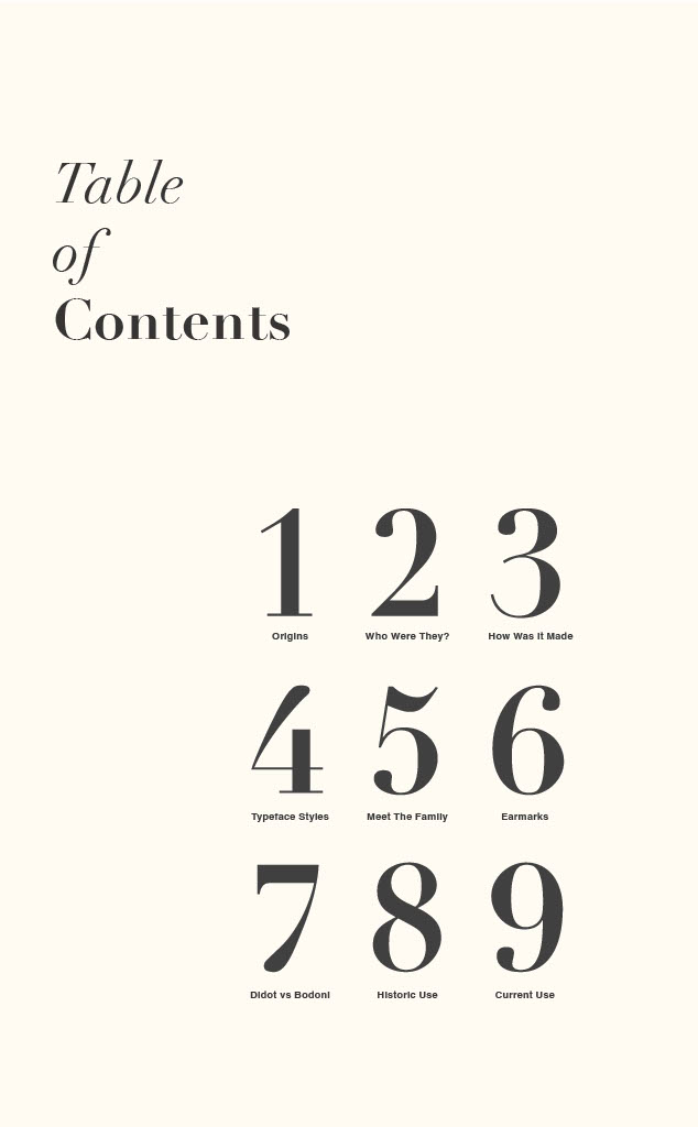 Table of Contents