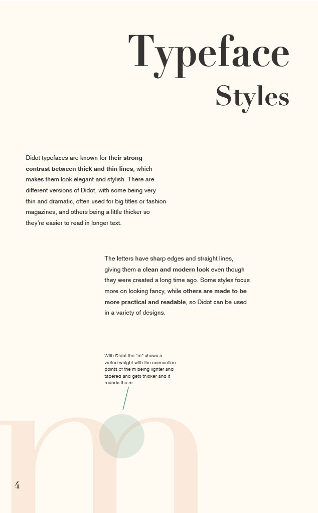 Typeface Styles