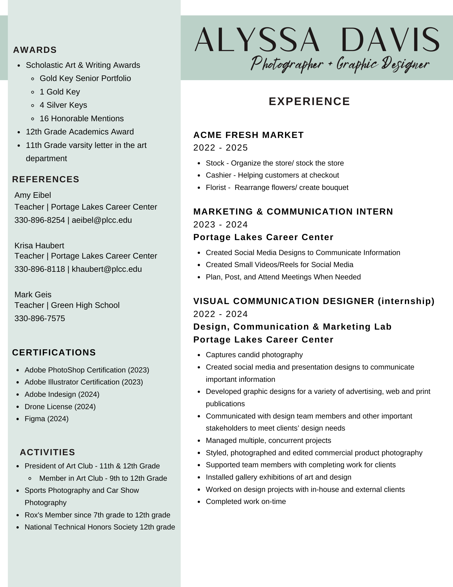 resume