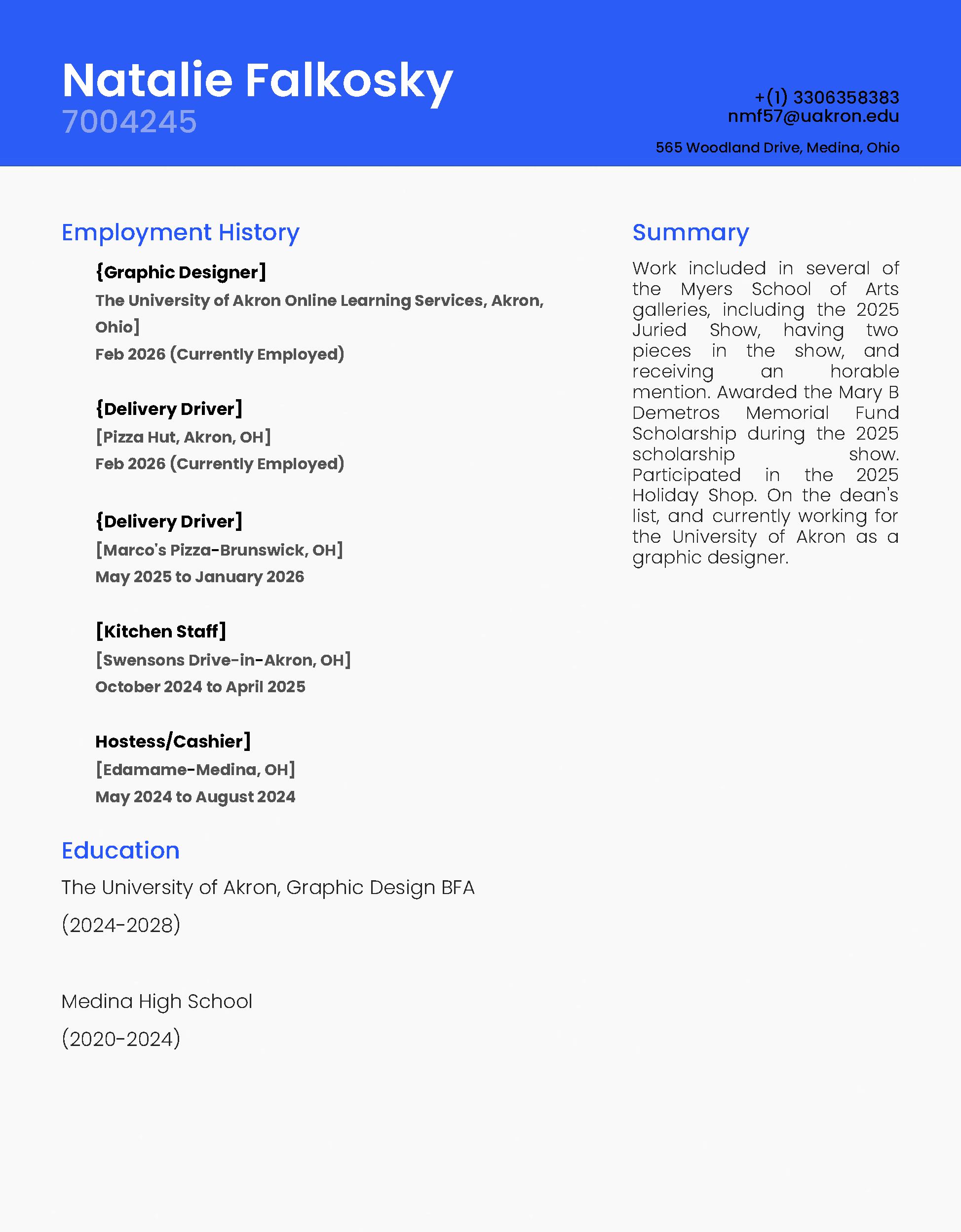 resume